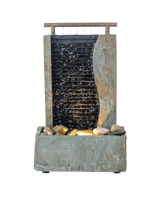 Kamenná fontána GUO s vodou a osvětlením 