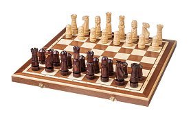 Dřevěné šachy Castle