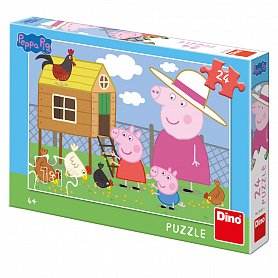 Peppa Pig slepičky 24 dílků - puzzle