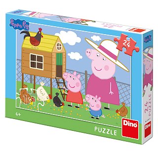 Puzzle - Peppa Pig: Slepičky 24 dílků 