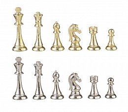 Kovové šachové figurky Staunton