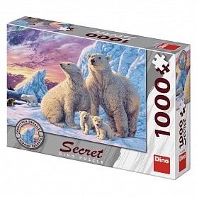 Puzzle Lední mědvědi 1000 dílků secret collection