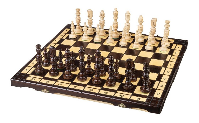 Dřevěné šachy Galant 58x58 cm