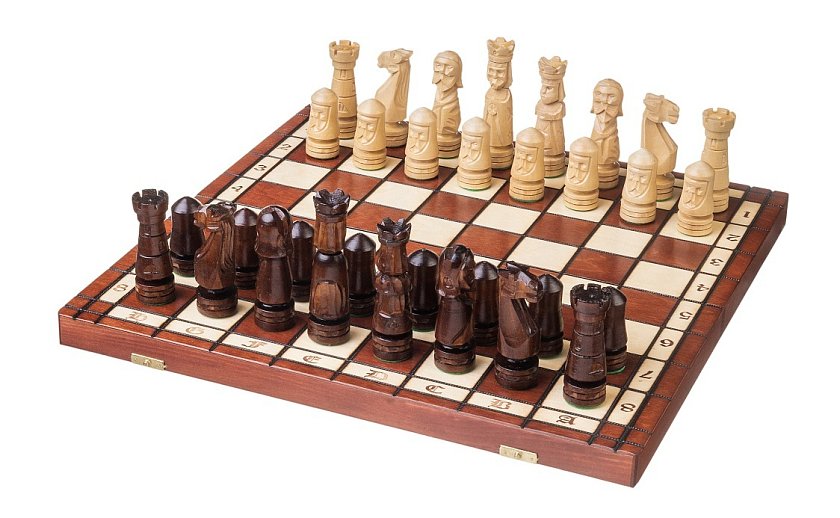 Dřevěné šachy Castle original
