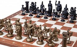 Sestavený šachový set