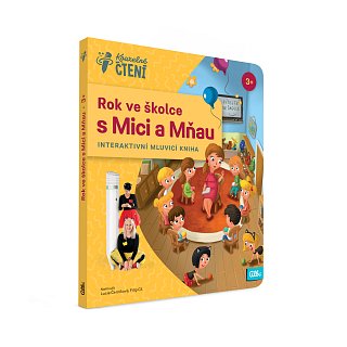 Kouzelné čtení - Kniha Rok ve školce s Mici a Mňau 
