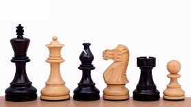 Americké šachové figurky - černé