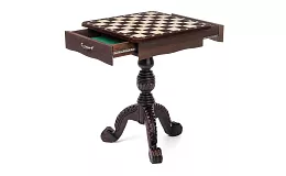 Šachový stůl se šuplíky a figurkami - Siena