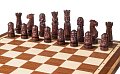 Dřevěné šachy Castle - inarzovane