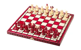 Dřevěné šachy Red