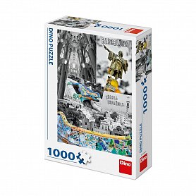 BARCELONA - KOLÁŽ 1000 Puzzle NOVÉ