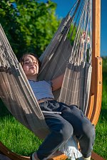 Houpací sedačka La Siesta Cumbia Comfort Outdoor ke stojanu Udine