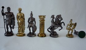 Imitace kovu -  figurky Spartan