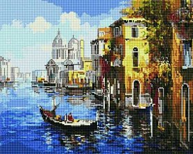 Diamantové malování - Výlet do Benátek - 40x50 cm