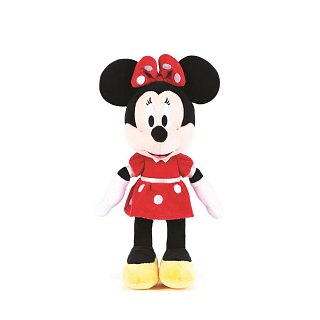 Plyšák Minnie v červených šatech 30 cm 