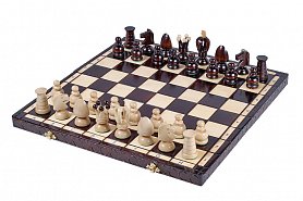 Dřevěné královské šachy