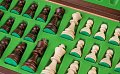 Turnajové dřevěné šachy velikost 6 - vnitřek