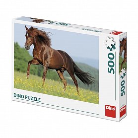 Kůň na louce 500 dílků puzzle