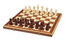 Dřevěné šachy Quantum