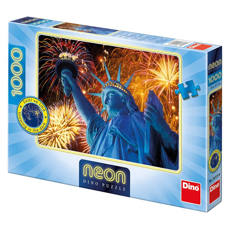  Puzzle - Socha Svobody neon 1000