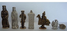 Kovové šachové figurky Krakovské