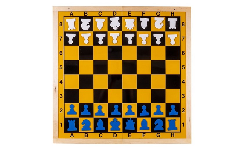 Demonstrační šachovnice modrá