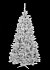 Umělý vánoční stromeček Alaska bílá 180 cm