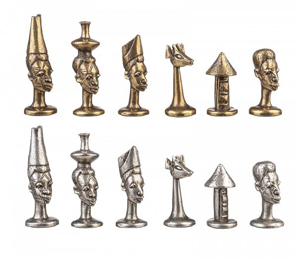 Kovové figurky Afrika