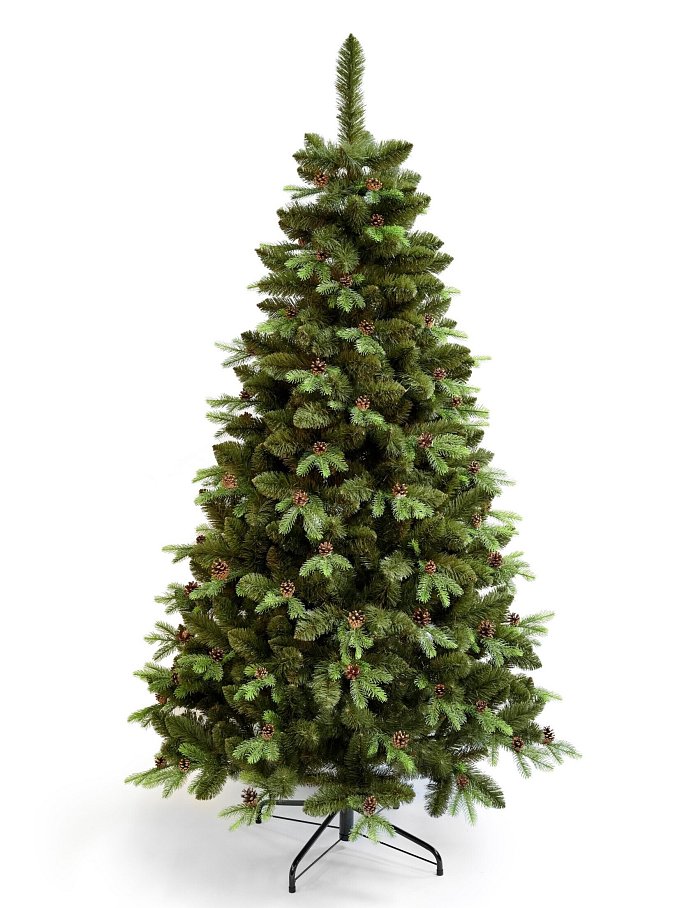 Umělý vánoční stromeček Pola - 220 cm 3D+2D větvičky