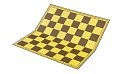 Kartonová šachovnice - 480x480 mm, Turnajová