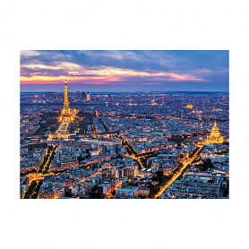 Svíticí puzzle Paříž v noci 1000 dílků