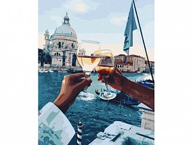 Malování podle čísel - Romance v Benátkách - 40x50 cm