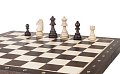 Dřevěné turnajové šachy z tropického dřeva WENGE - pohled na mix figurek