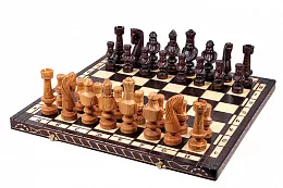 Drevené šachy Cézar
