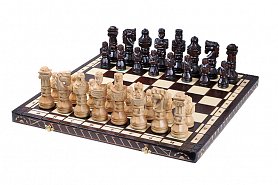 Dřevěné šachy Spartakus