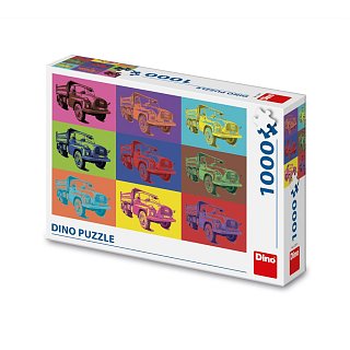 Puzzle - Pop art Tatra 1000 dílků 