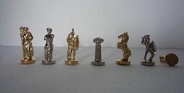 Kovové šachové figurky Spartan mini