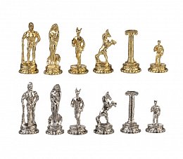 Kovové šachové figurky Římské mini