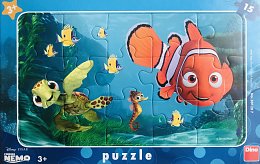 Puzzle Nemo a želva 15 dílků deskové