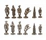 Kovové šachové figurky Španělské