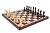 Dřevěné šachy Spiral střední