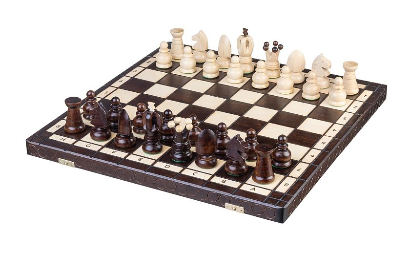 Dřevěné královské šachy velké 