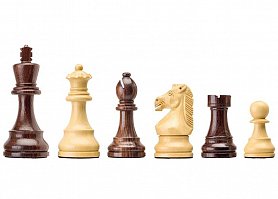 Dřevěné šachové figurky Royal zatížené