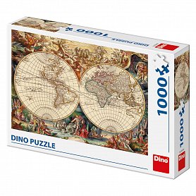 HISTORICKÁ MAPA 1000 Puzzle NOVÉ