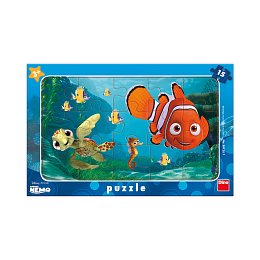 Puzzle Nemo a želva 15 dílků deskové
