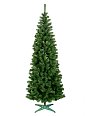 Pohled na úzký vánoční stromeček 220 cm