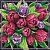 Diamantové malování - Kytice tulipánů - 30x30cm 