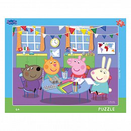 Puzzle Peppa Pig: Ve školce 40 dílků deskové