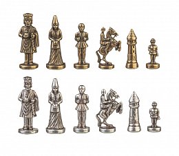 Kovové šachové figurky Varšava