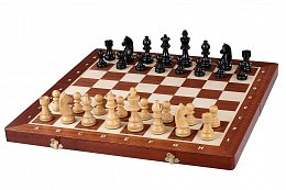 Turnajové šachy velikost 5 - Ebony/Německo